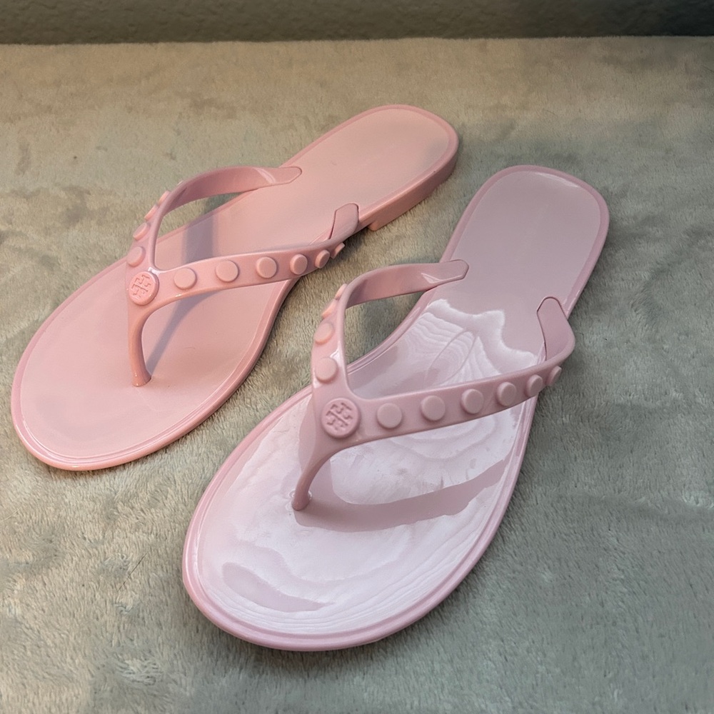 Tory Burch Pink Flip Flops